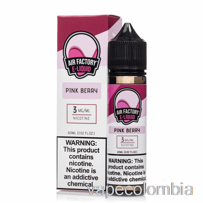 Kit Vape Completo Pink Berry - Air Factory - 60ml 6mg